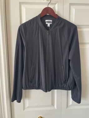 Camber & Grace Black Bomber Jacket and Skirt with Pockets